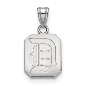 10k White Gold Duquesne U Small Pendant